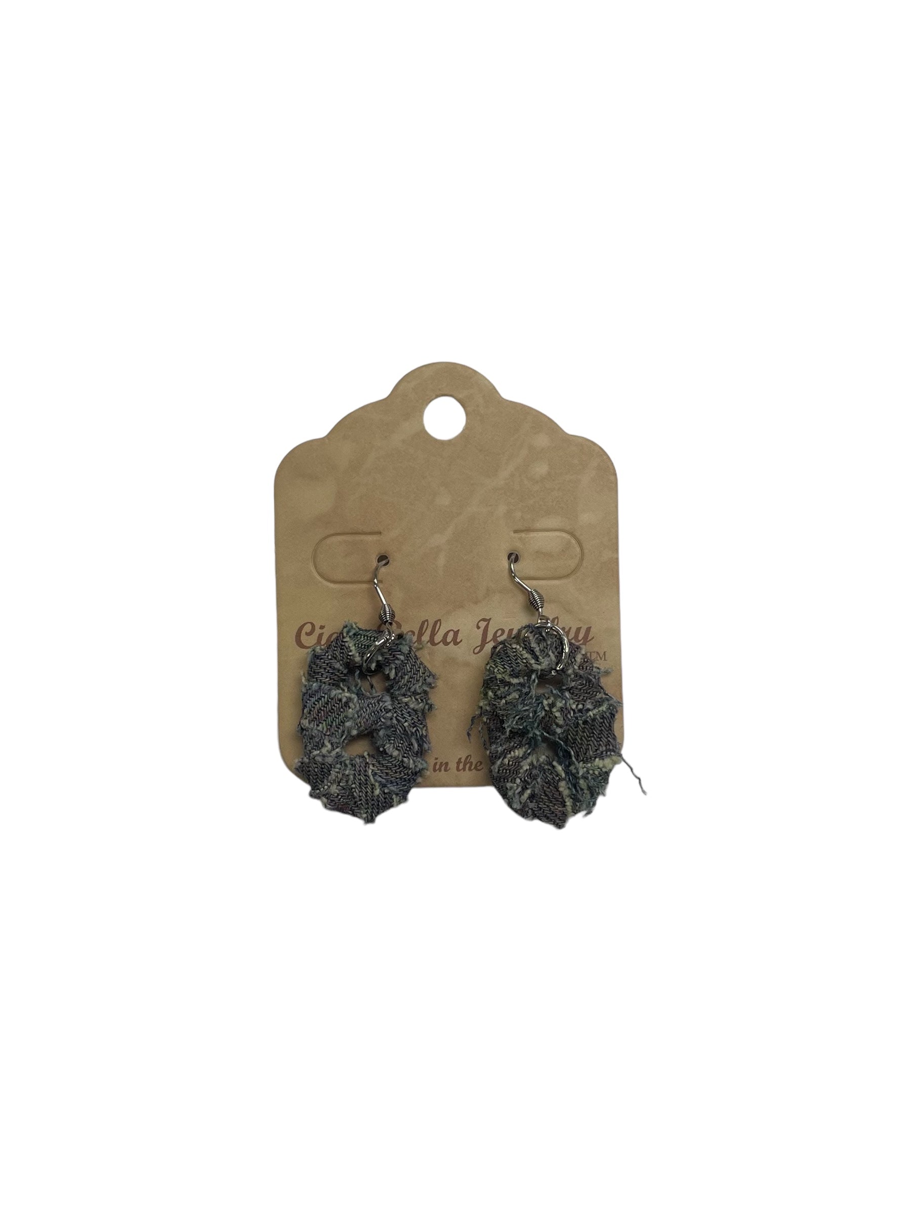 Eco-Chic: Upcycled Soda Tab & Denim Dangle Earrings | Sustainable Fashion
