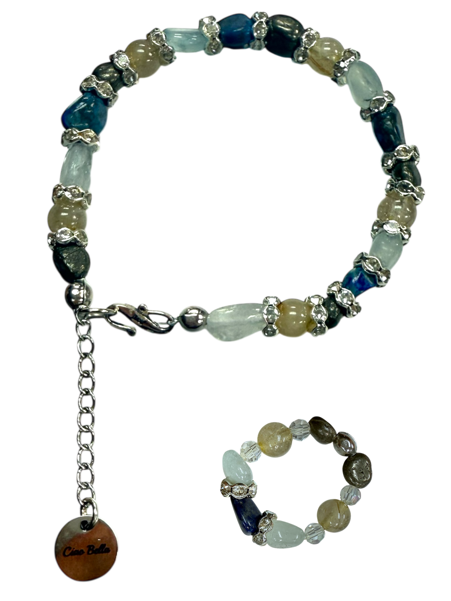 The Hope Collection Gemstone Jewelry | Sterling Silver Cancer Charity Jewelry Set | Sterling Silver
