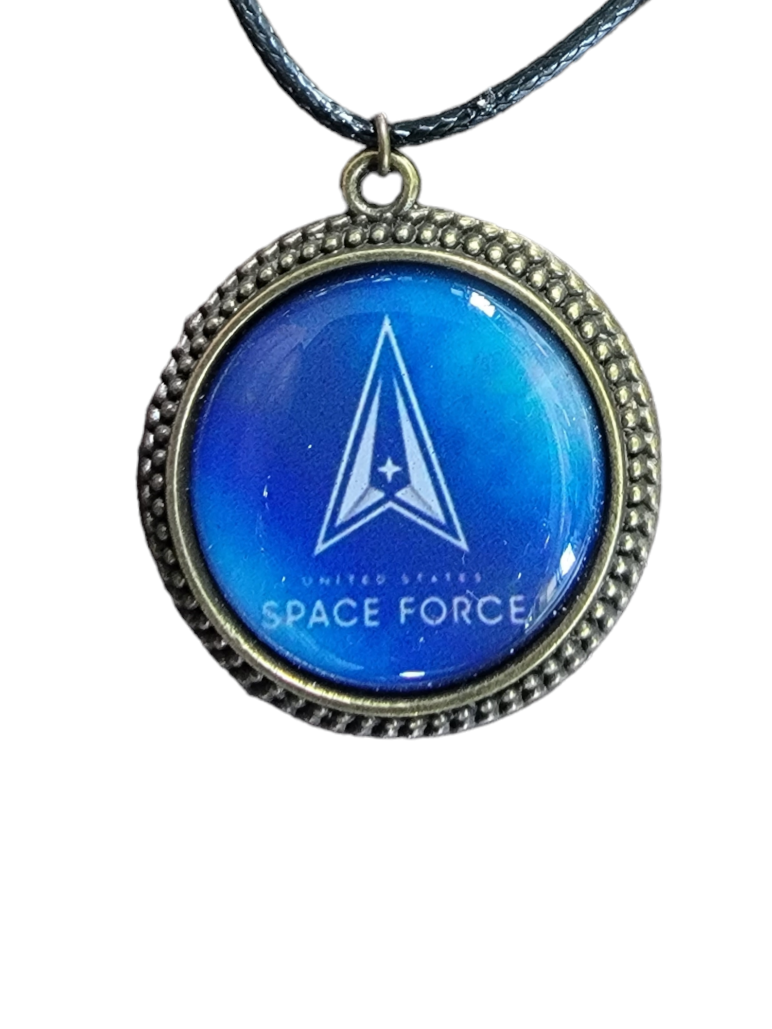 Army, Navy, Air Force, Space Force, Marine Corps Logo Pendant Necklaces | Made in the USA |, Officially Licensed