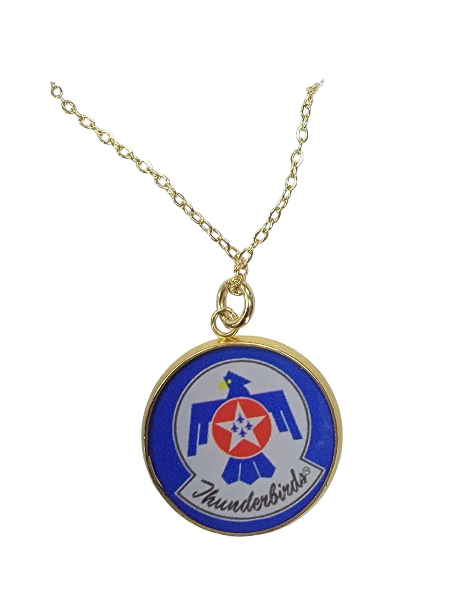 Army, Navy, Air Force, Marine Corps, Coast Guard, Space Force Pendant Necklace in Gold or Silver | Made in the USA | Officially Licensed