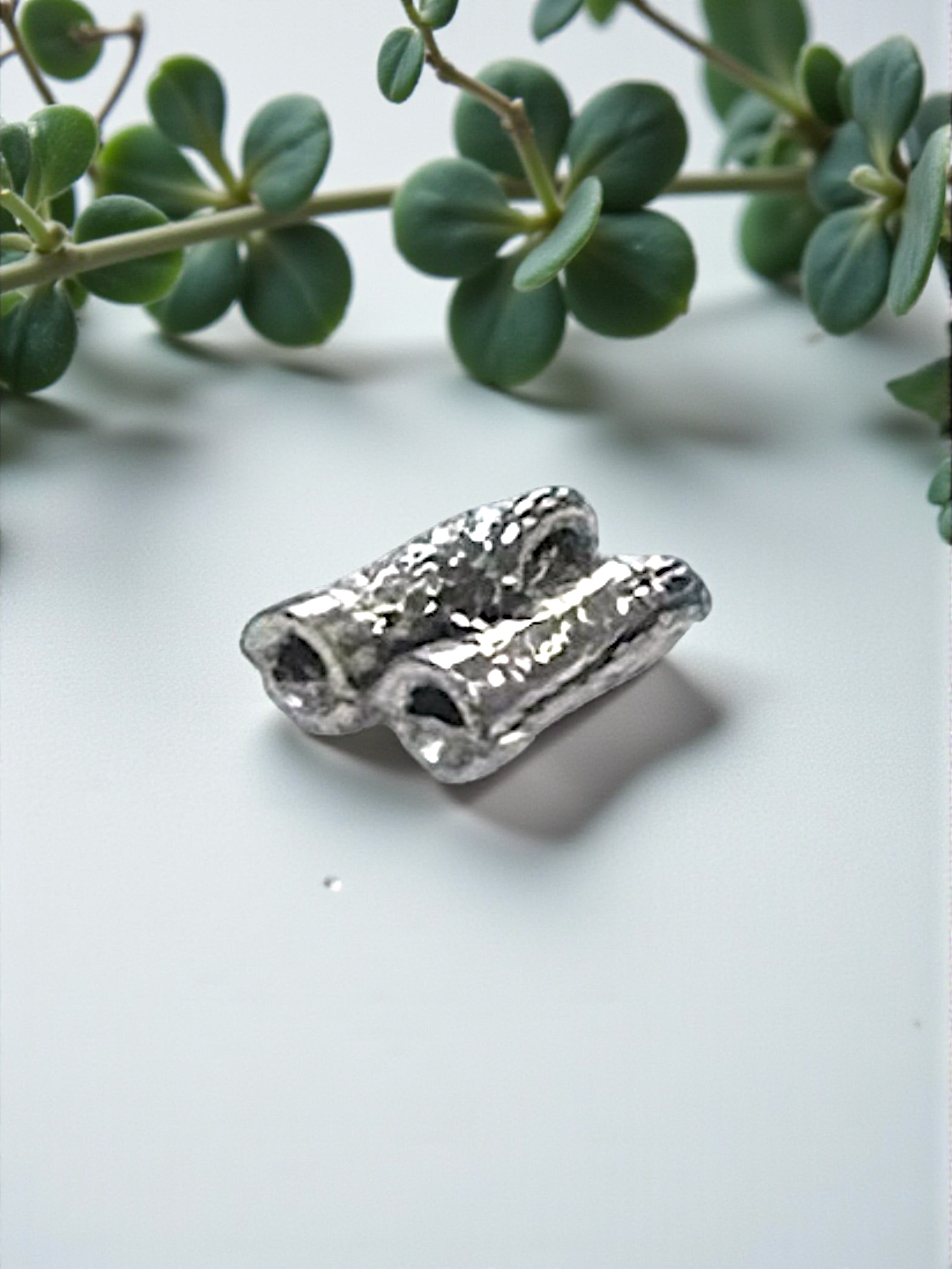 Silver Binocular Pewter Charm Pendant | Travel Charm