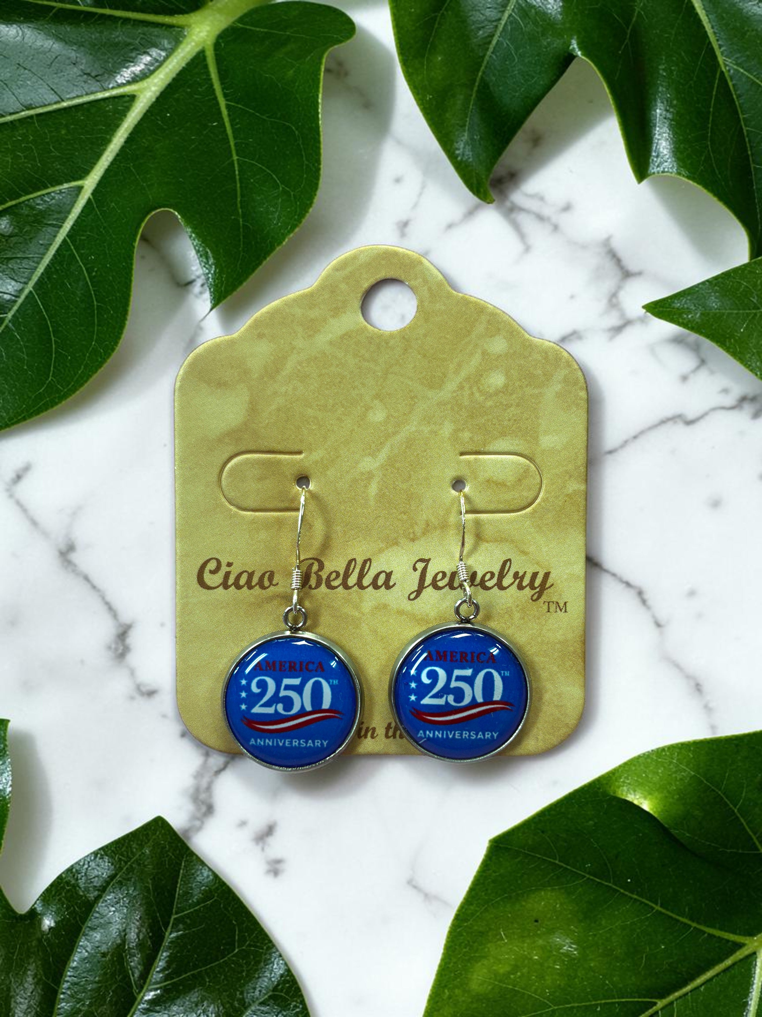 Michelle Marie's Limited Edition 250th Independence Day Earrings