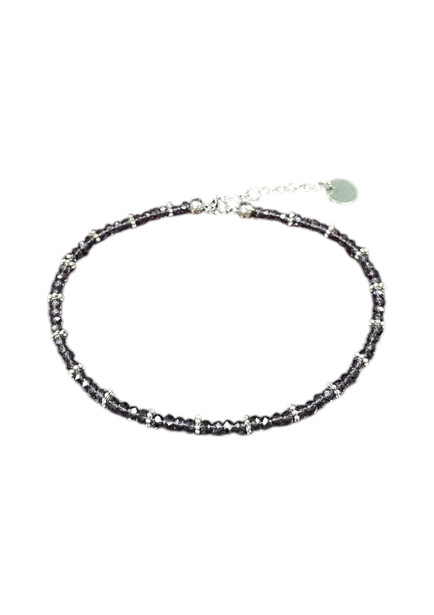 Sparkling Crystal Bracelet with Extender Chain | A Touch of Summer Elegance