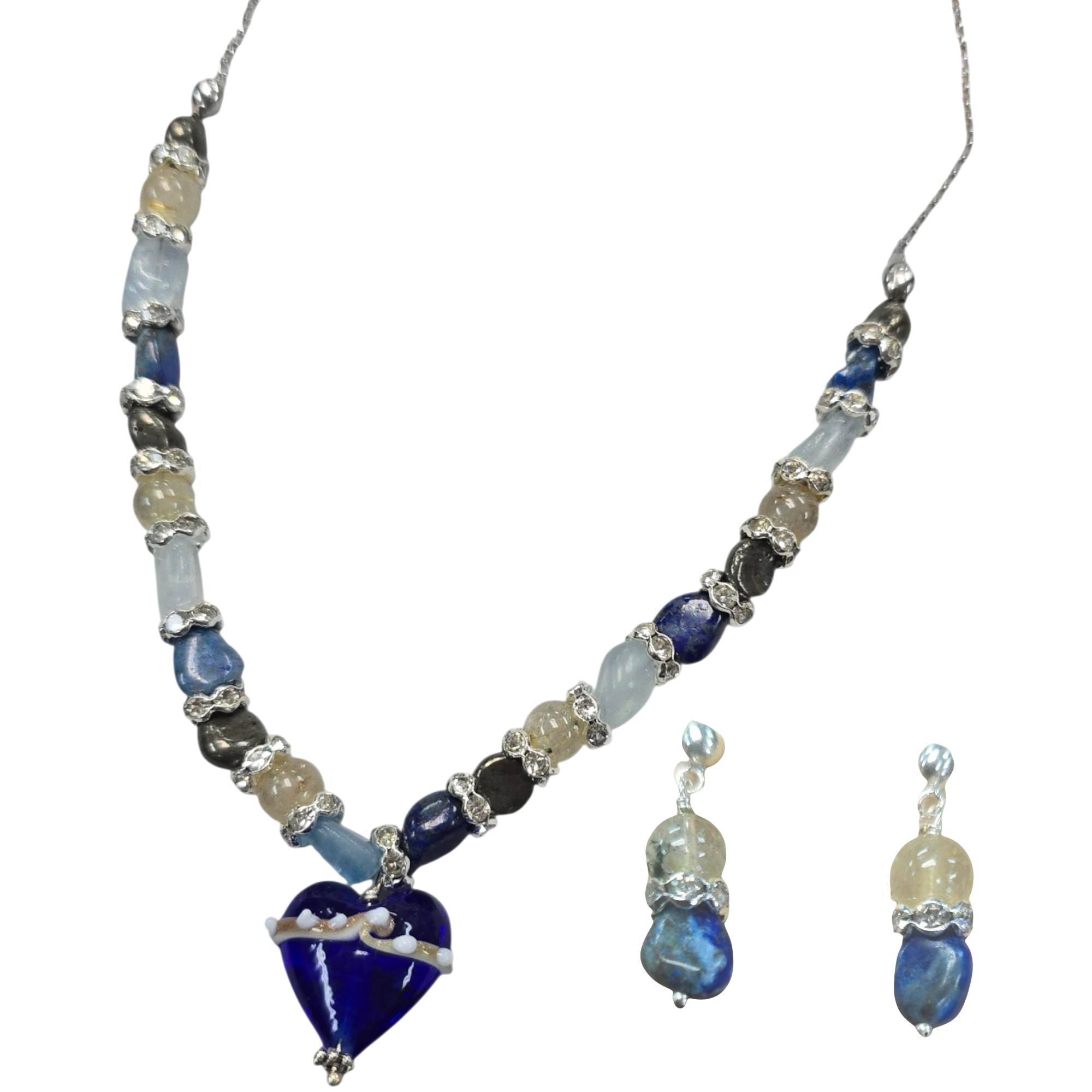 The Hope Collection Gemstone Jewelry | Sterling Silver Cancer Charity Jewelry Set | Sterling Silver
