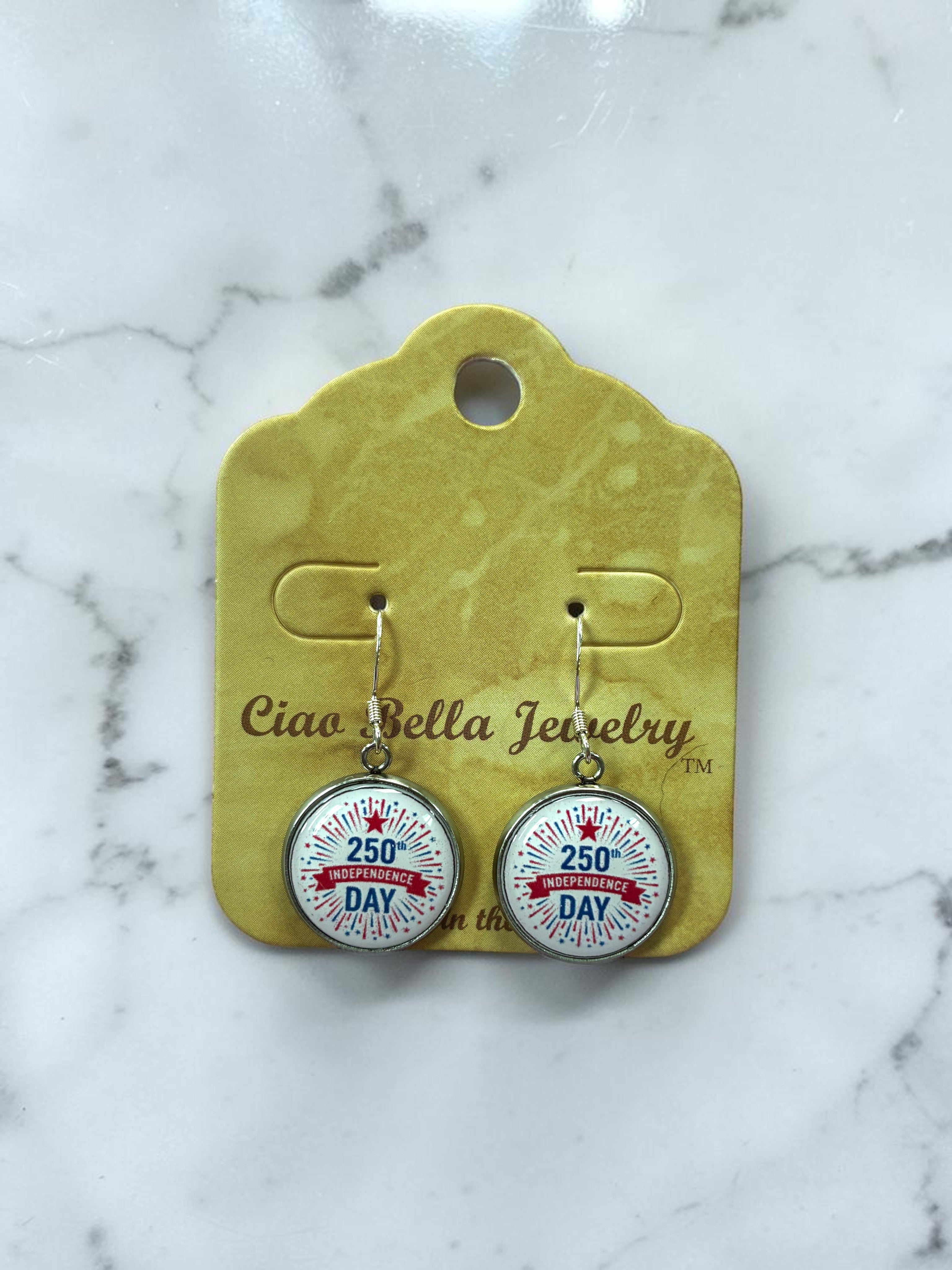 Michelle Marie's Limited Edition 250th Independence Day Earrings