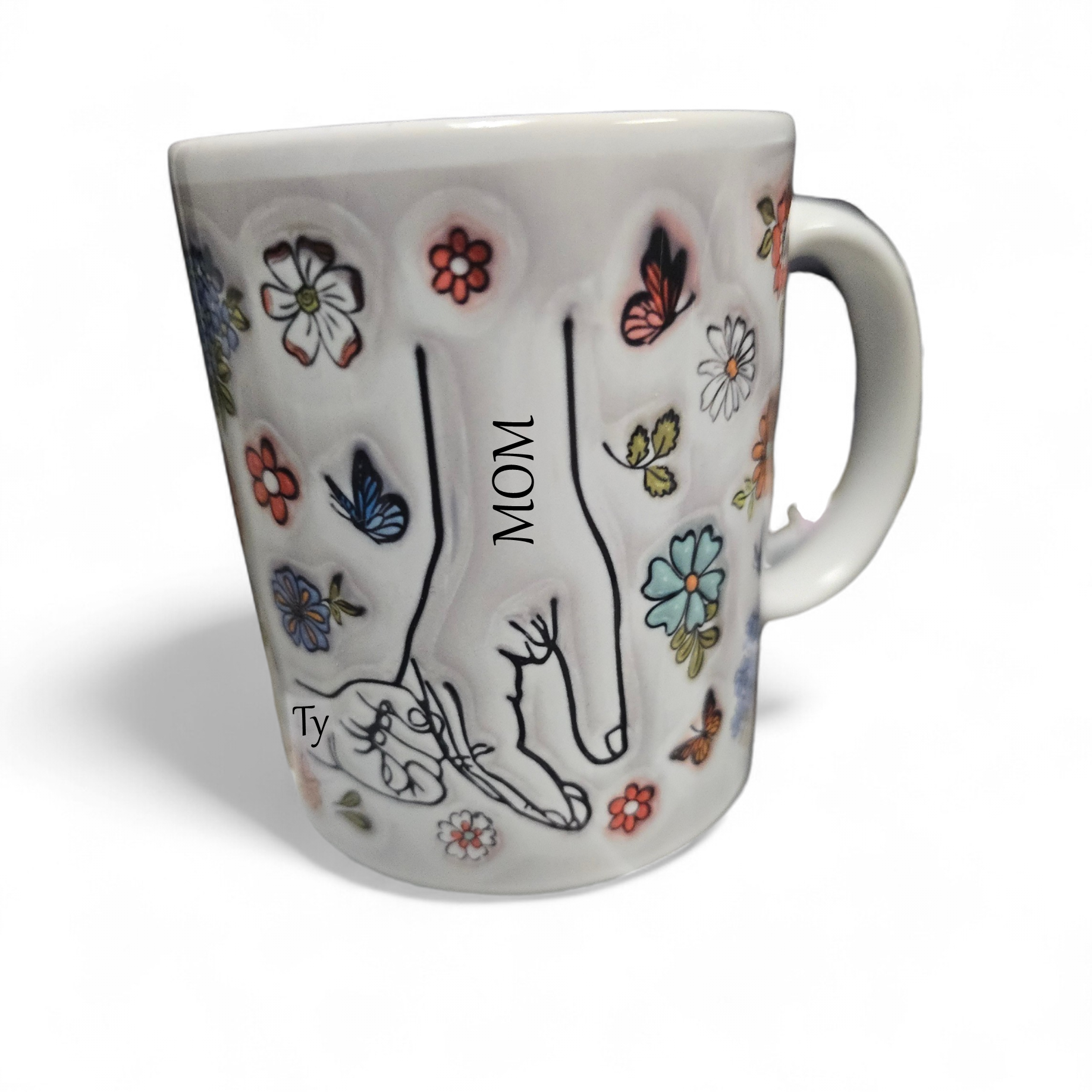 Personalized "Hands of Love" Mug for Mom Grandma for Mother's Day