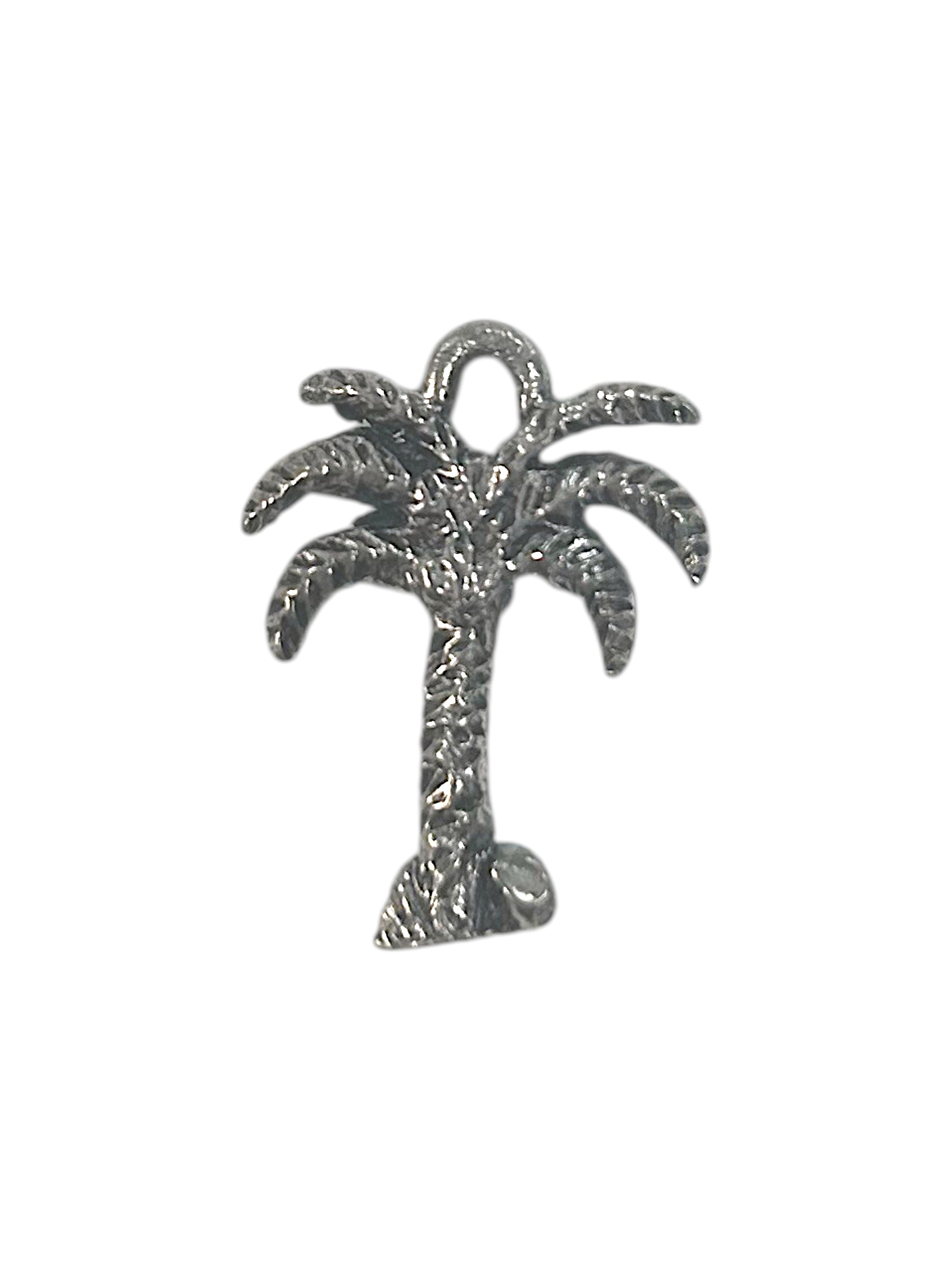 Silver Palm Tree Pewter Charm Pendant | Ocean | Travel Charm