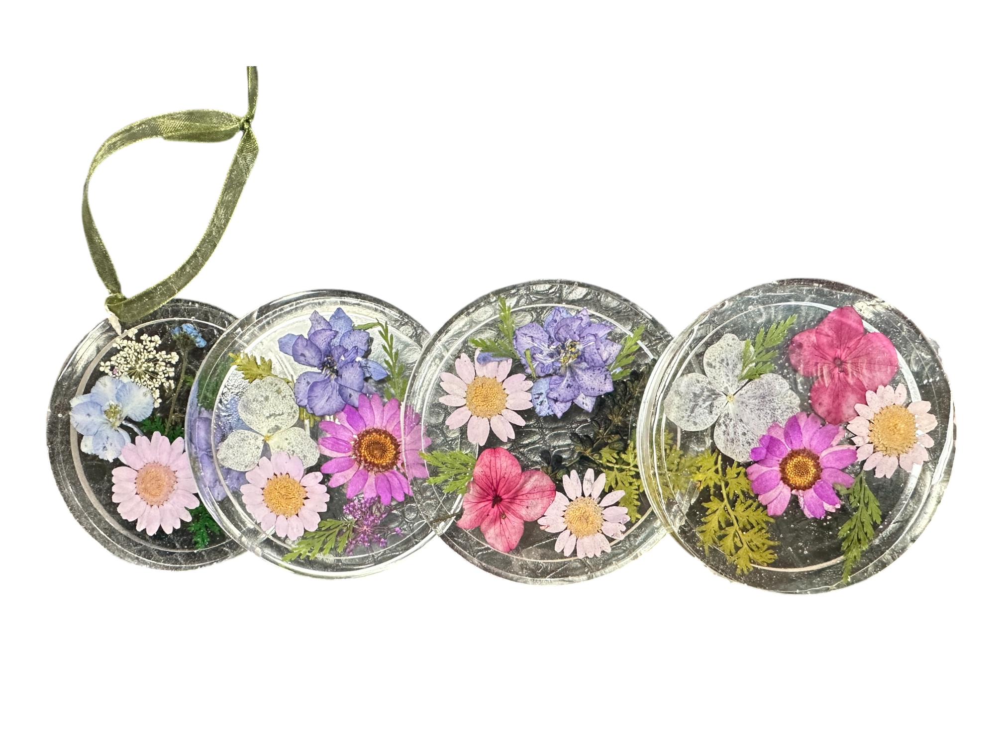 Handmade Pressed Flower Resin Sun Catcher | Michelle Marie Boutique