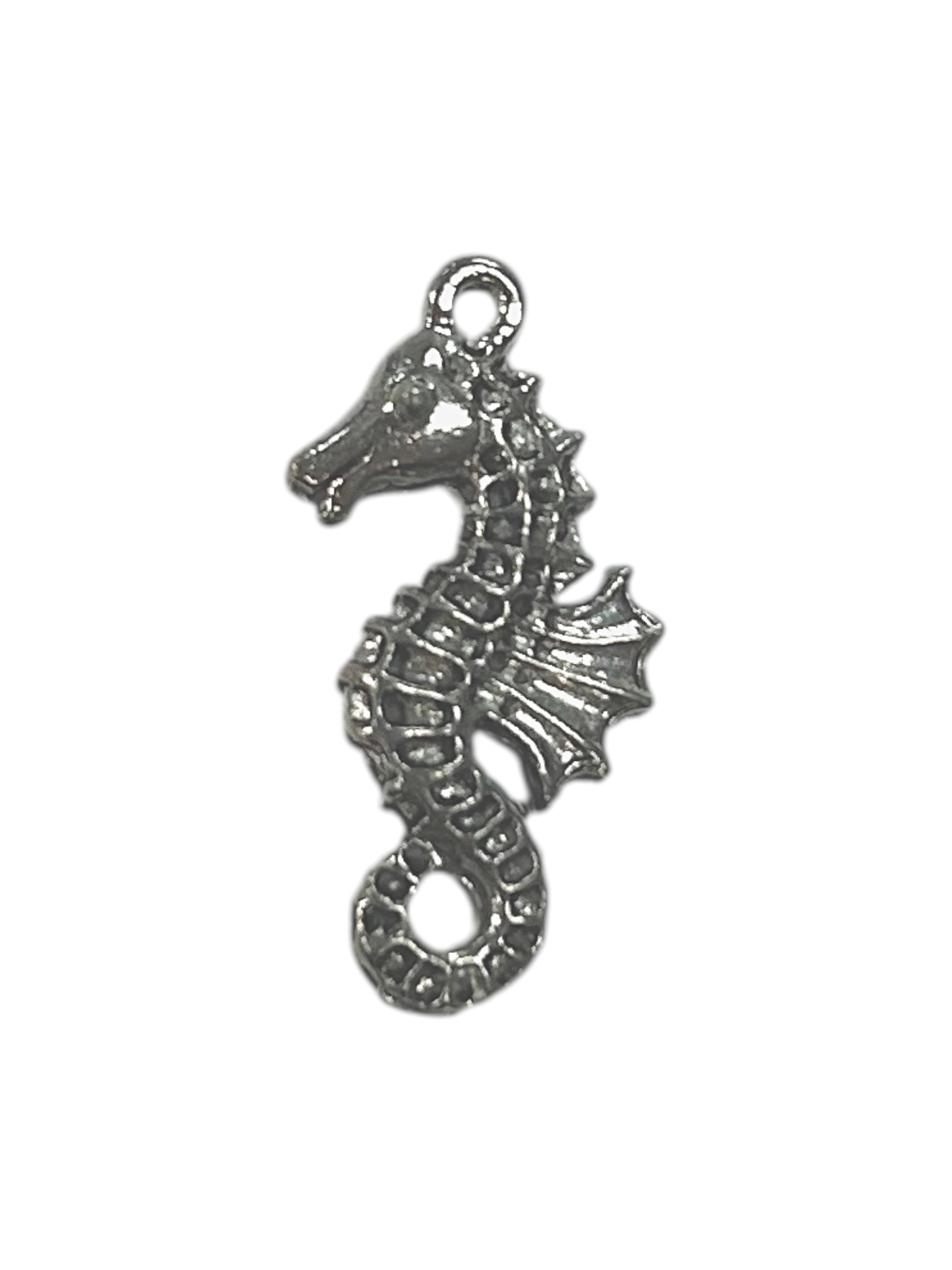 Silver Seahorse Pewter Charm Pendant | Ocean | Travel Charm