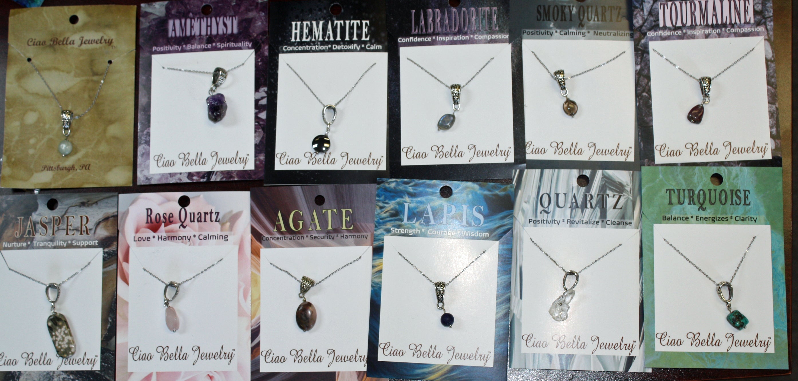 Gemstone Pendant Necklace