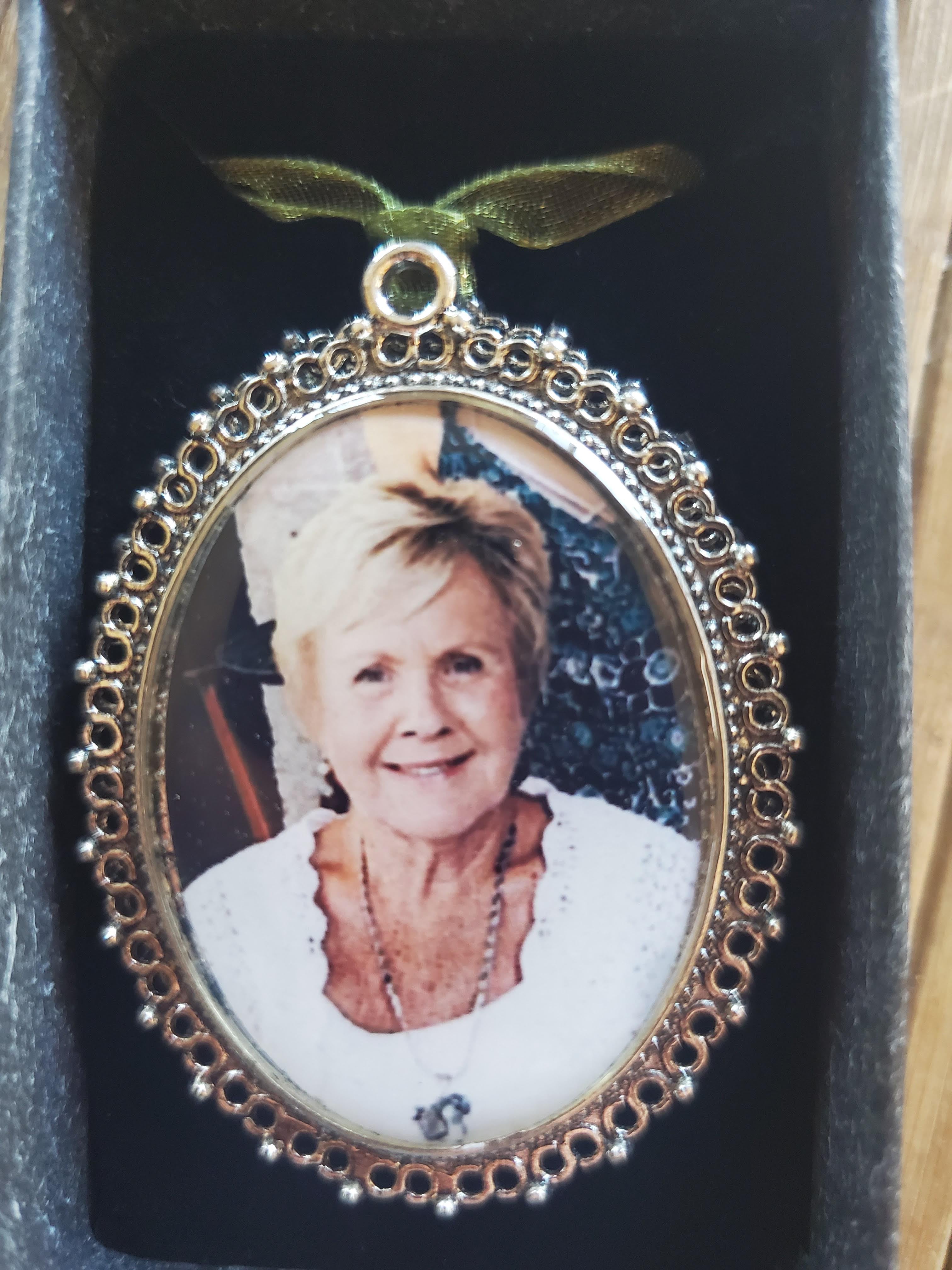 Custom Photo Memorial Ornament | Guardian Angel Sympathy Gift | Memories From Heaven Picture Keepsake