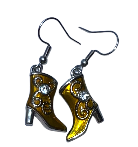 Yellow Boot Jewelry Collection - Charms, Earrings, Necklaces Sets